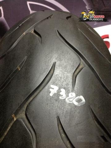 Моторезина бу №7380 190/55/17 R17 Dunlop d221