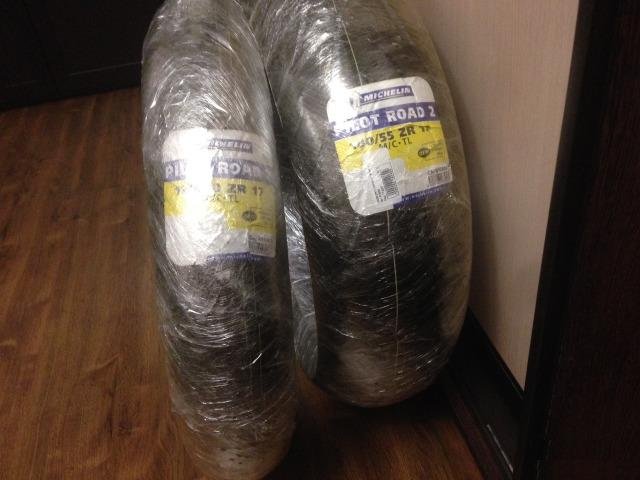 Моторезина новая Michelin 180/55 120/70
