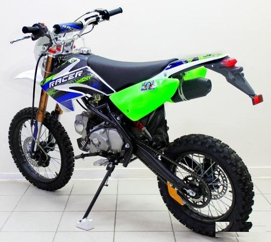 Мотоцикл Racer Pitbike RC125-PM, зелёный, новый