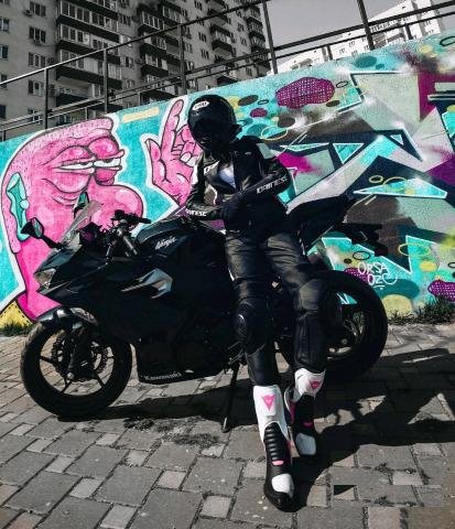 Женский раздельный мотокомбез XS Dainese racing 3