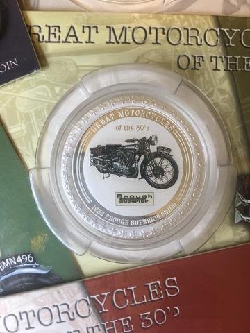 Great Motorcycles Of The 30's - 2 dollars -5 монет