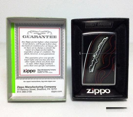 Зажигалка Zippo 28812 Harley Davidson Red Flame