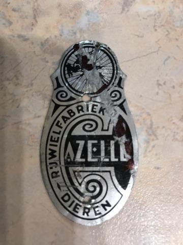 Шильдик Gazelle holland, Electra и велономера