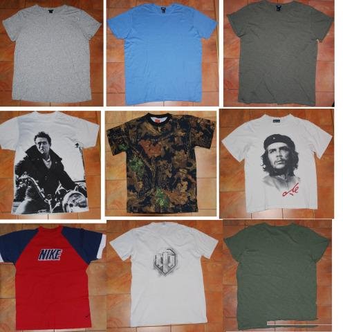 Футболки HM,Nike,World of tanks и др 46-48) 50-52