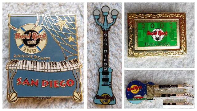 Значки Хард Рок кафе Hard Rock cafe pins