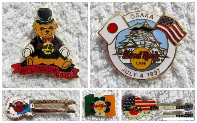 Значки Хард Рок кафе Hard Rock cafe pins