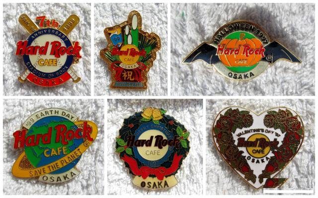 Значки Хард Рок кафе Hard Rock cafe pins