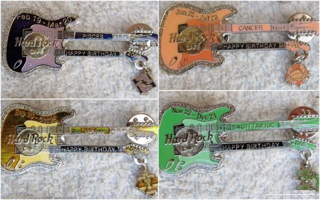 Значки Хард Рок кафе Hard Rock cafe pins