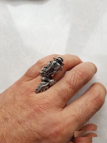 Серебряное (925) кольцо Дракон WTS (США)