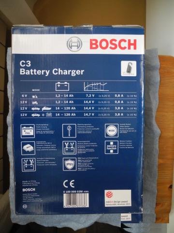 Зарядное устройство bosch C3 - 12V/6V, автомат