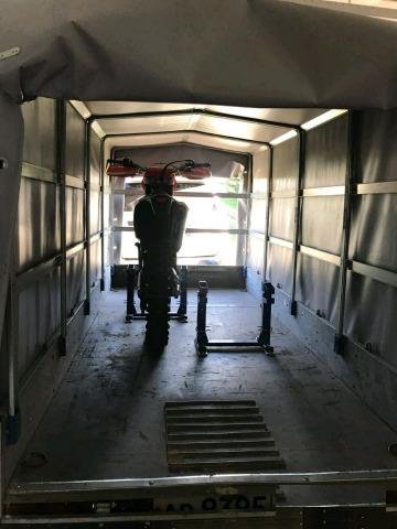Транспортировочная система для перевозки мотоцикла