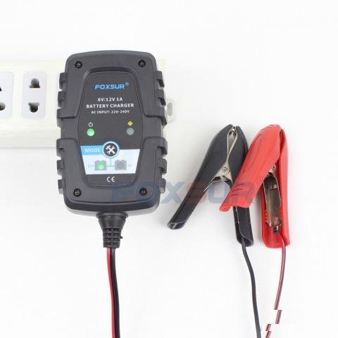 Новое зарядное устройство foxsur 12V/6V, автомат