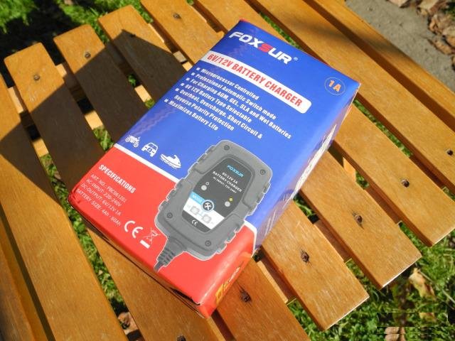 Новое зарядное устройство foxsur 12V/6V, автомат