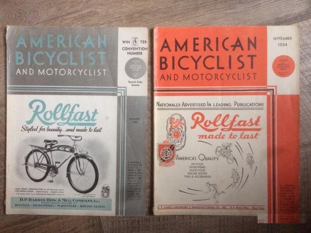 Журналы American Bicyclist and motorcyclist 8 штук
