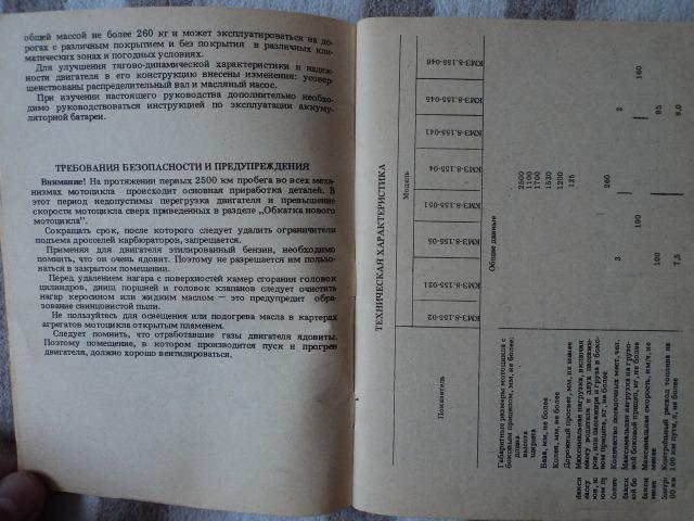 Мотоцикл Днепр 11 Руководство по эксплуатации