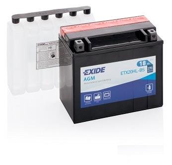 Мото аккумулятор exide ETX20HL-BS (YTX20L-BS)
