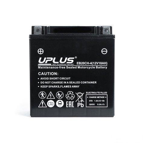 Мото аккумулятор uplus EB20CH-4 (YTX20CH)