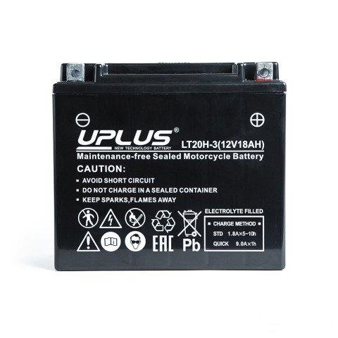 Мото аккумулятор uplus LT20H-3 (YTX20L)