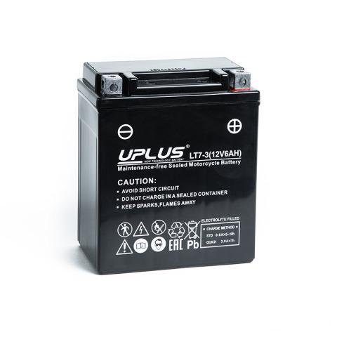 Мото аккумулятор uplus LT7-3 (YTX7L-BS)