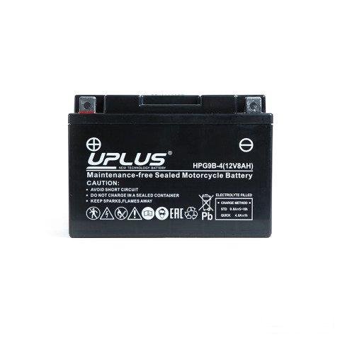 Мото аккумулятор uplus HPG9B-4 (YT9B)