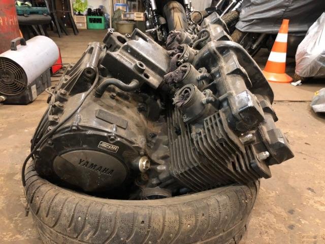 Двигатель в сборе Yamaha XJR 1200 запчасти