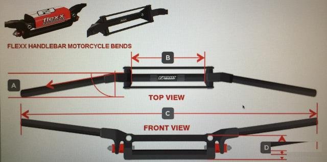 Руль мото кросс Flexx Handlebar