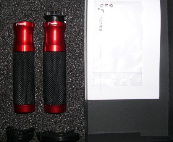 Rizoma GR205R Рукоятки руля Sport Line Red
