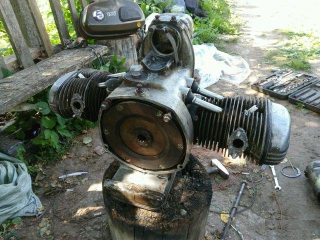 Двигатель урал м62 с доками рабочий