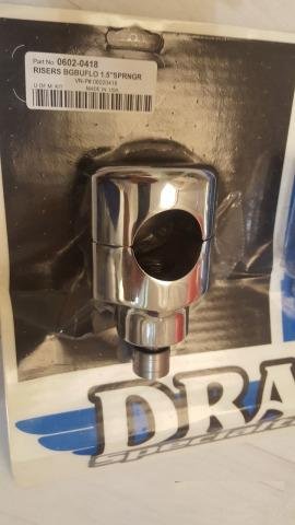 Стойки креплени руля 1 1/2" Drag Specialties новые