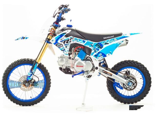 Motoland Мотоцикл Кросс CRF125 синий