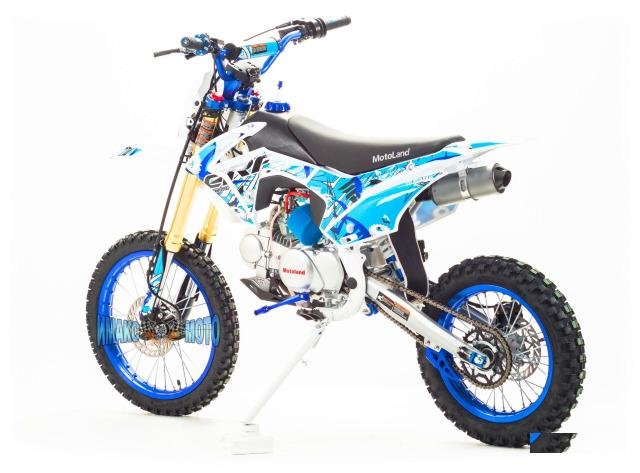 Motoland Мотоцикл Кросс CRF125 синий