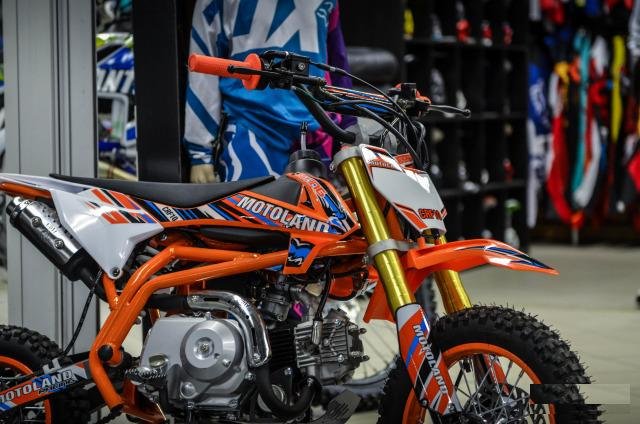 Мотоцикл детский кроссовый Motoland CRF110