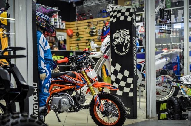 Мотоцикл детский кроссовый Motoland CRF110