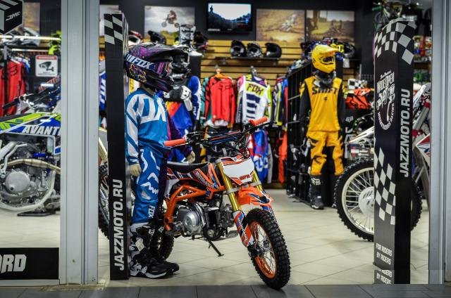 Мотоцикл детский кроссовый Motoland CRF110
