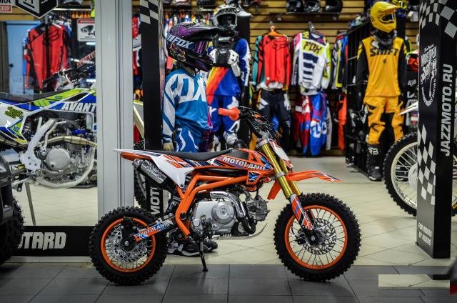 Мотоцикл детский кроссовый Motoland CRF110