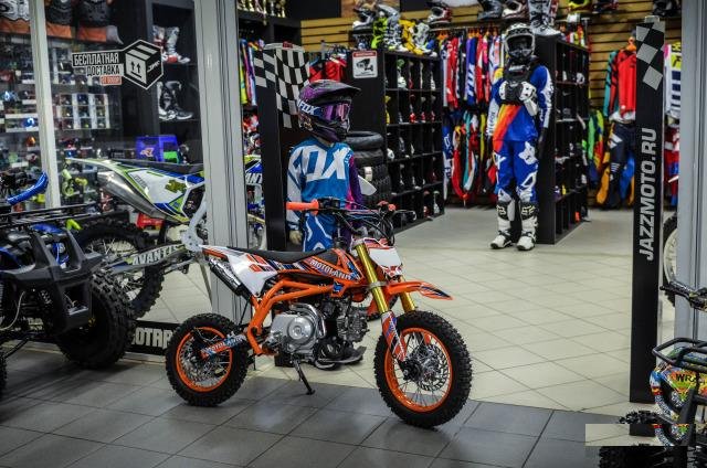 Мотоцикл детский кроссовый Motoland CRF110