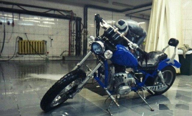 Чоппер кастом Урал Волк custom bike chopper ural