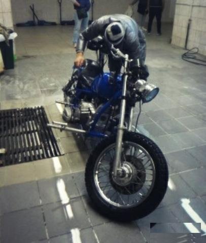 Чоппер кастом Урал Волк custom bike chopper ural