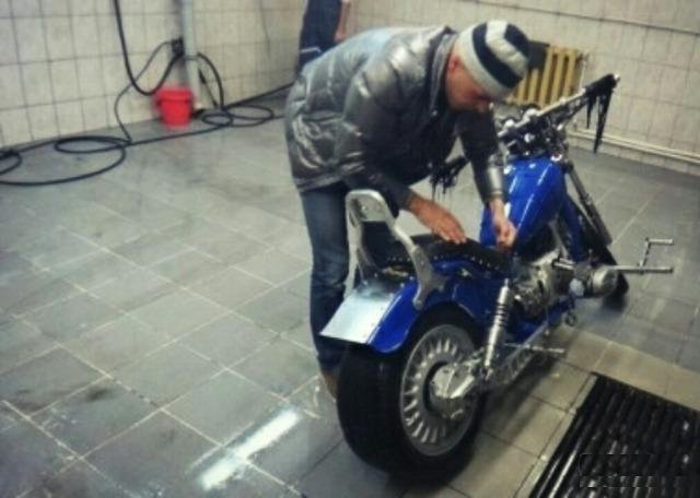 Чоппер кастом Урал Волк custom bike chopper ural