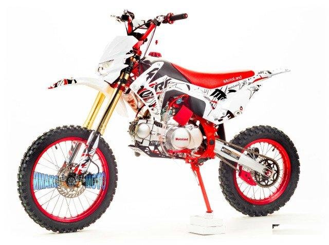 Мотоцикл MotoLand Кросс CRF125 красный