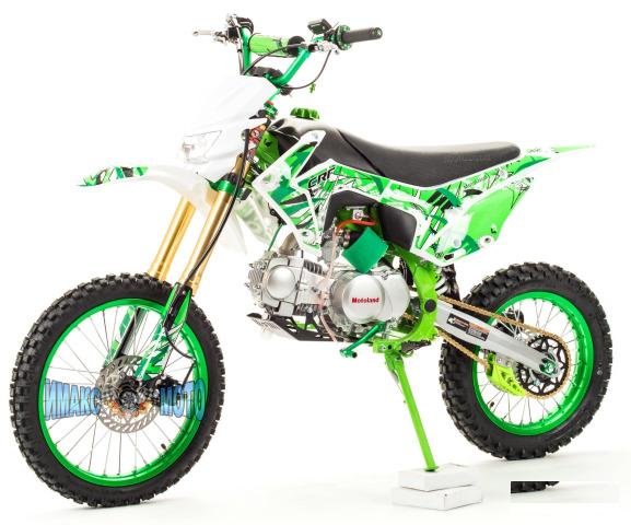Motoland Мотоцикл Кросс CRF125 зелёный