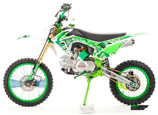 Motoland Мотоцикл Кросс CRF125 зелёный