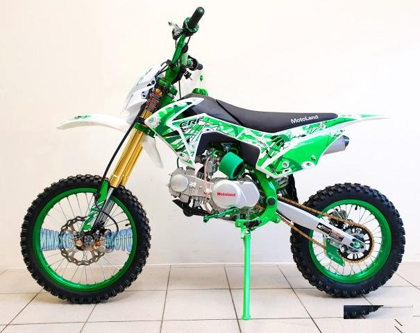 Мотоцикл MotoLand Кросс CRF125 зелёный