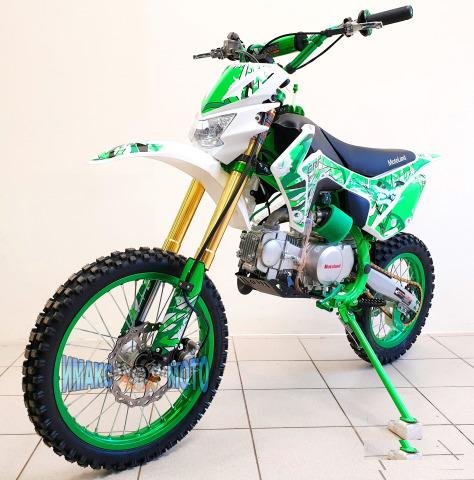 Мотоцикл MotoLand Кросс CRF125 зелёный