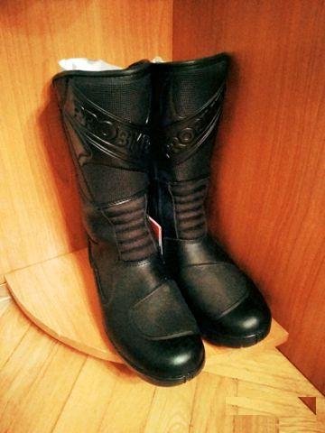 Новые высокие мотоботинки 43-44р