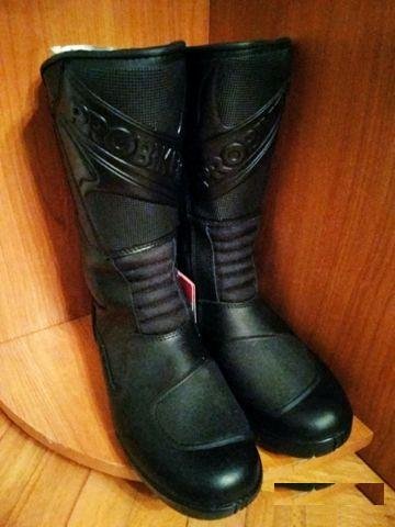 Новые высокие мотоботинки 43-44р