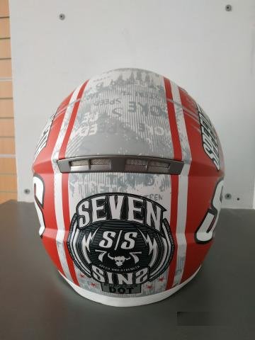 Мото шлем Speed And Strength SS1500 seven sins RED
