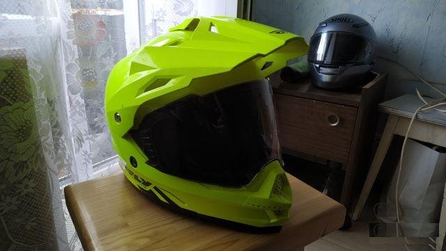 Fly Racing Trekker Solid шлем мотард (кроссовый)
