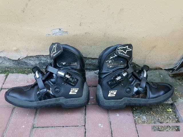 Мотоботы Alpinestars Tech 2, русский размер 45-47