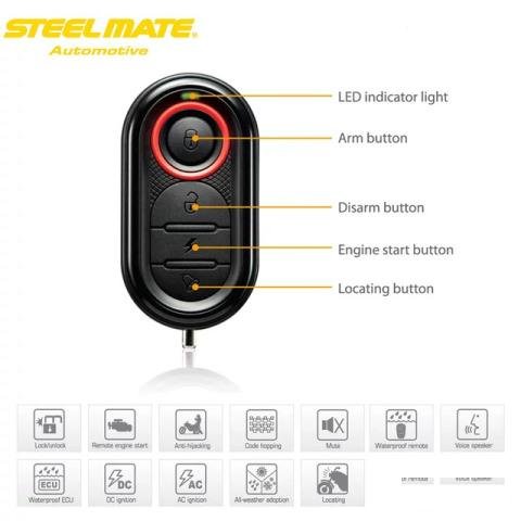 Сигнализация для мотоцикла Steelmate 986E